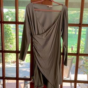 Synergy faux wrap dress